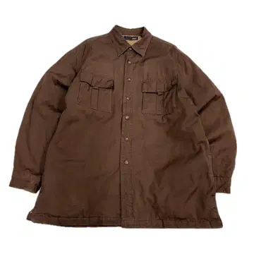 ARROW 안감 퀼팅 워크 셔츠 자켓 / 브라운 L 상당