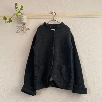 MAXOU 맥조 압축 울 니트 자켓