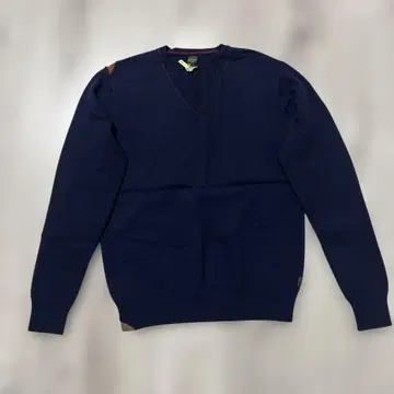 폴 스미스 네이비 V넥 스웨터 L