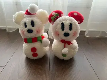 디즈니 미키 미니 크리스마스 봉제 인형
