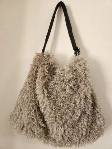 숄더백 nouer  퍼백 그레이지 어깨끈 백