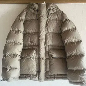 Gymphlex 나일론 타프타 다운 후드 자켓/베이지