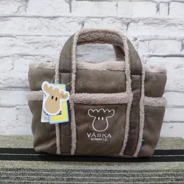 새상품 VASKA by moz 스웨이드 보아 2WAY 토트 숄더 MO