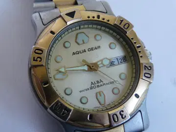 AQUA GEAR ALBA V348-6A50 다이버즈 손목시계