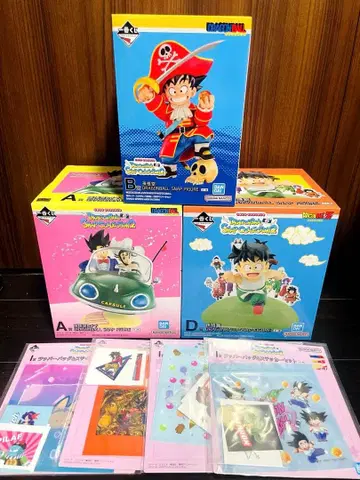 제일복권 드래곤볼 A상, B상, D상 피규어