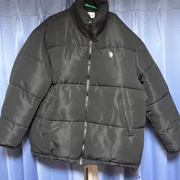 U.S. POLO ASSN. 블랙 다운 자켓 M