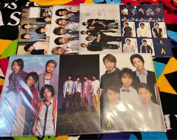 아라시 클리어 파일 스티커 AROUND ASIA Time 책받침 2장