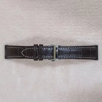 모렐라토 다크 브라운 가죽 벨트 22mm D 버클 포함