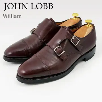 25만 엔 새상품급 25cm 6.5 윌리엄 존 롭 로퍼 더블 몽크