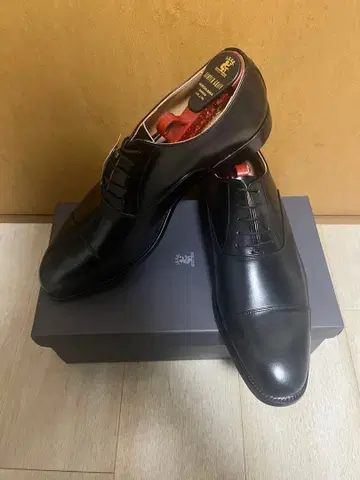 스코치 그레인 HA-9106 블랙 스트레이트 팁 아노네 보칼루 가죽