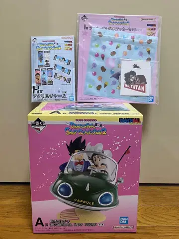 제일복권 드래곤볼 스냅 피규어 손오공 & 치치 H상 & I상