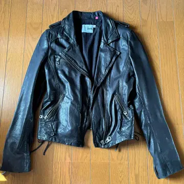 DOMA 바빌론 블랙 더블 라이더 자켓 S