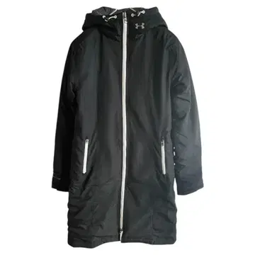 [ 새상품급 ] Under Armour 후드 부착 다운 자켓 S/M 블랙