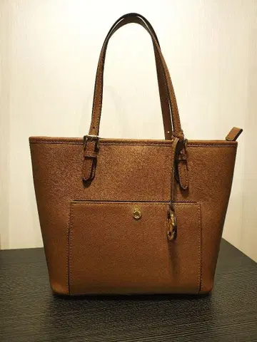 MICHAEL KORS 브라운 토트백