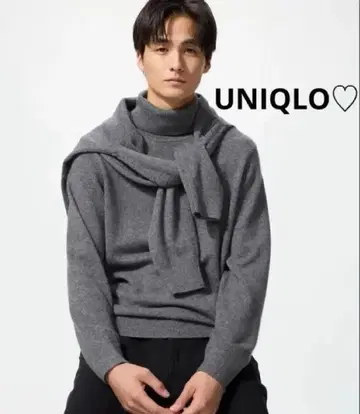 UNIQLO 캐시미어 터틀넥 스웨터