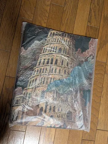 미세스 바벨탑 라이브 굿즈 고블랑 직조 멀티 크로스 구김 가챠