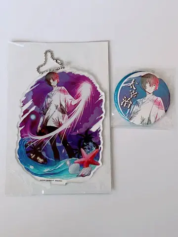 문호 스트레이독스 다자이 오사무 콜라보 카페 캔뱃지 아크릴 스탠드