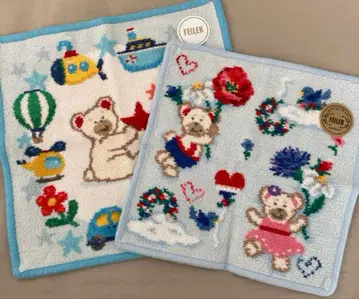 페이러 손수건 2장 세트