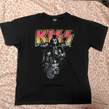 KISS 밴드T셔츠 XL 블랙