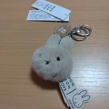 미피 BONTONTOYS 마스코트 키체인. 베이지