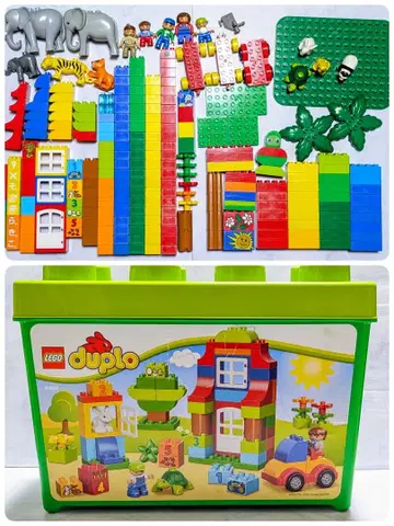 레고 듀플로 미도리 컨테이너 외 듀플로 세트