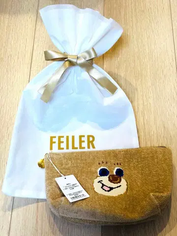 택 포함 FEILER 페이러 도업 테디 화장품 파우치