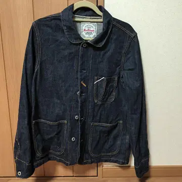 Red Tornado 인디고 데님 트래커 자켓 M