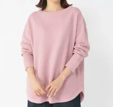 새상품 studio CLIP 9게이지 세탁 가능한 사슴 무늬 니트 풀오버