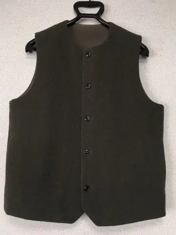 Nest Robe CONFECT 울 올리브 그린 베스트