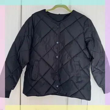 코트 자켓 아우터 퀼팅 자켓 충전솜 다크 엔젤