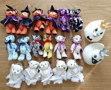 네이비 베어 12개 & 네이비 덕 2개 & 샹그릴라 호텔 베어 5개