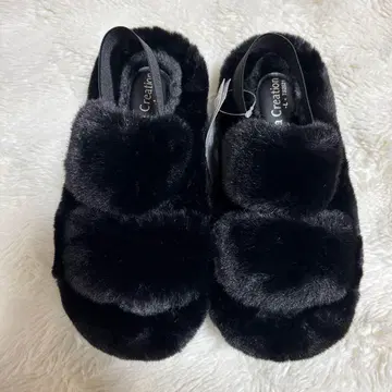 시마무라 퍼 샌들 (L 사이즈)