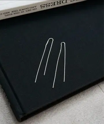 [ LOUNGE DRESS ] [ GALENA ] 실버 롱 귀걸이