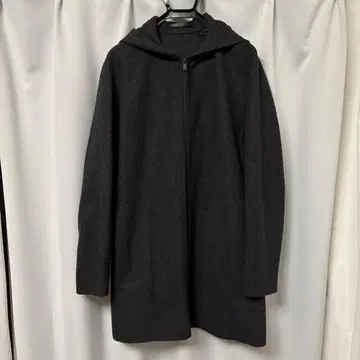 [ 새상품급 ] Theory 띠어리 후디드 코트 그레이