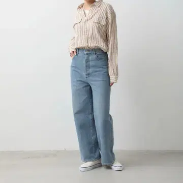 bisown 와이드 데님 2025ss breach 와이드 데님