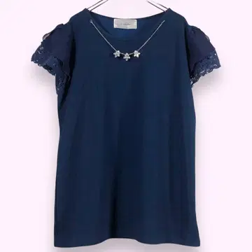 Le temps calme 반팔 티셔츠 네이비 [ 4L ]