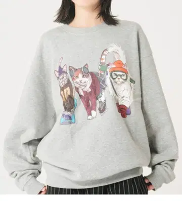 [택 포함] 속기모 스포츠 애니멀 무늬 트레이닝복