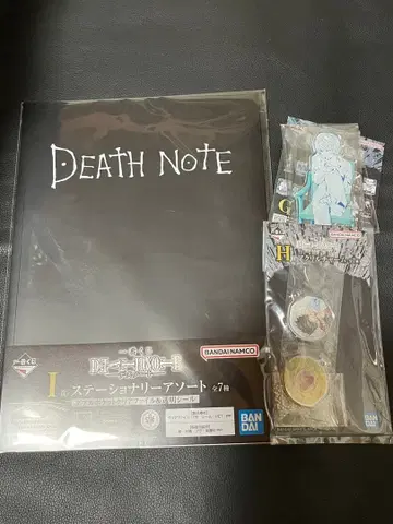 제일복권 데스노트 클리어 파일 아크릴 스탠드 아크릴 참 엘