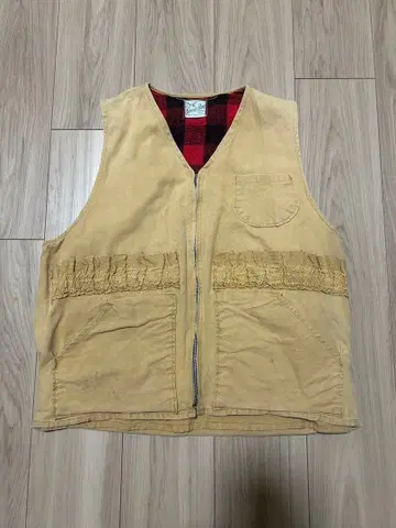 80s 빈티지 헌팅 베스트