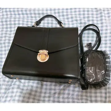 WEGO 레터 플랩 이타 숄더 블랙 이타백 이타백