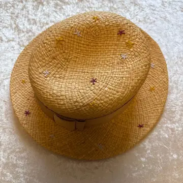 [장미색 모자] 밀짚모자