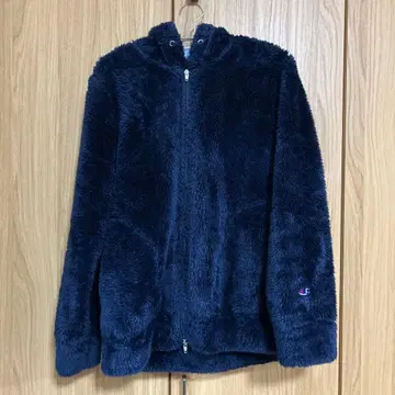 Champion 플리스 자켓 L 네이비