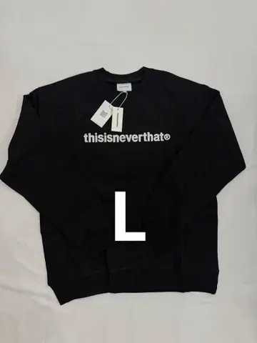 thisisneverthat 블랙 맨투맨