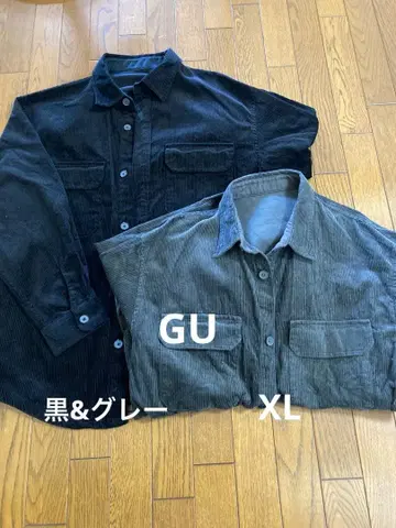 GU 코듀로이 셔츠 자켓 2종 세트