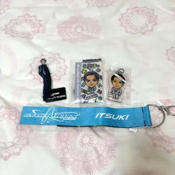 후지와라 이츠키 아크릴 스탠드 빅 백 택 깃발 아크릴 참