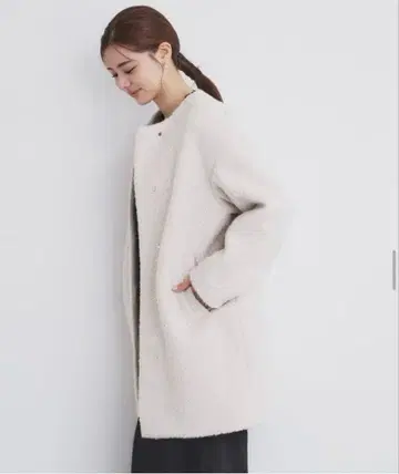 부클레 노카라 미들 코트 [세탁 가능] 인덱스 index