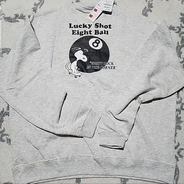 택 포함 새상품 스누피 트레이닝복 L PEANUTS 맨투맨 그레이