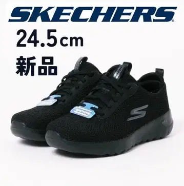 [ 새상품 ] 스케쳐스 여성용 스니커즈 블랙 워킹 24.5cm