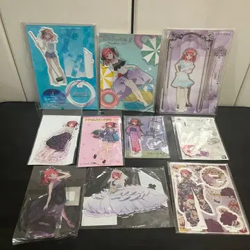 5등분의 신부 아크릴 스탠드 나카노 니노 콜라보 묶음 판매