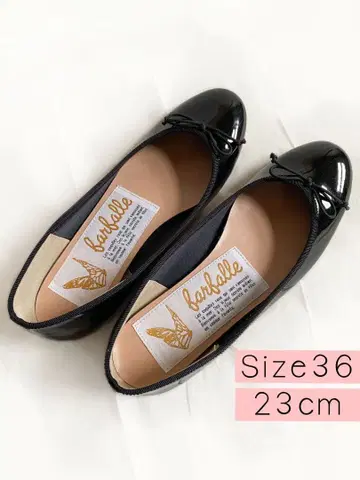 [ 새상품급 ] farfalle 파르팔레 발레 슈즈 에나멜 36